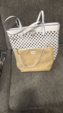 White guest purse