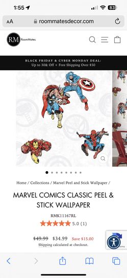 Marvel Peel And Stick Wallpaper