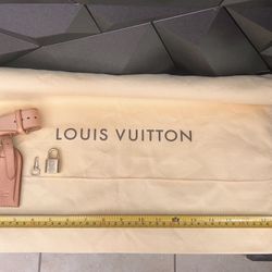 Authentic Louis Vuitton dust bag, lock & key and bag/luggage tag