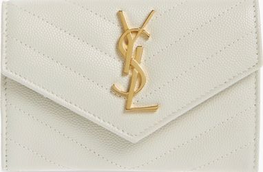 Saint Laurent 'Monogram' Quilted Leather French Wallet (Brand New)