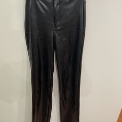 Akira High Waste Faux Leather Black Pants Size 3 W25 Shiny Black Pants Women’s