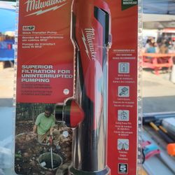 New Milwaukee M12 Cordless Submersible Stick Water Transfer Pump (( Tool Only 