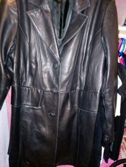 Genuine Leather Woman's Coat