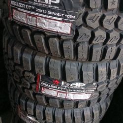 Lt 33x12.50x22 RBP New set Of 4 Mud Terrain $1,300 Installation 50 All 4 Different Sizes Available 