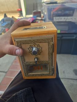Antique post office door mail box