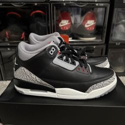 BRAND NEW 2024 Black cement 3s Size 9 Men’s 
