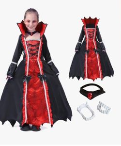 Kids size 4-6 Vampire Costume 3-Piece Set