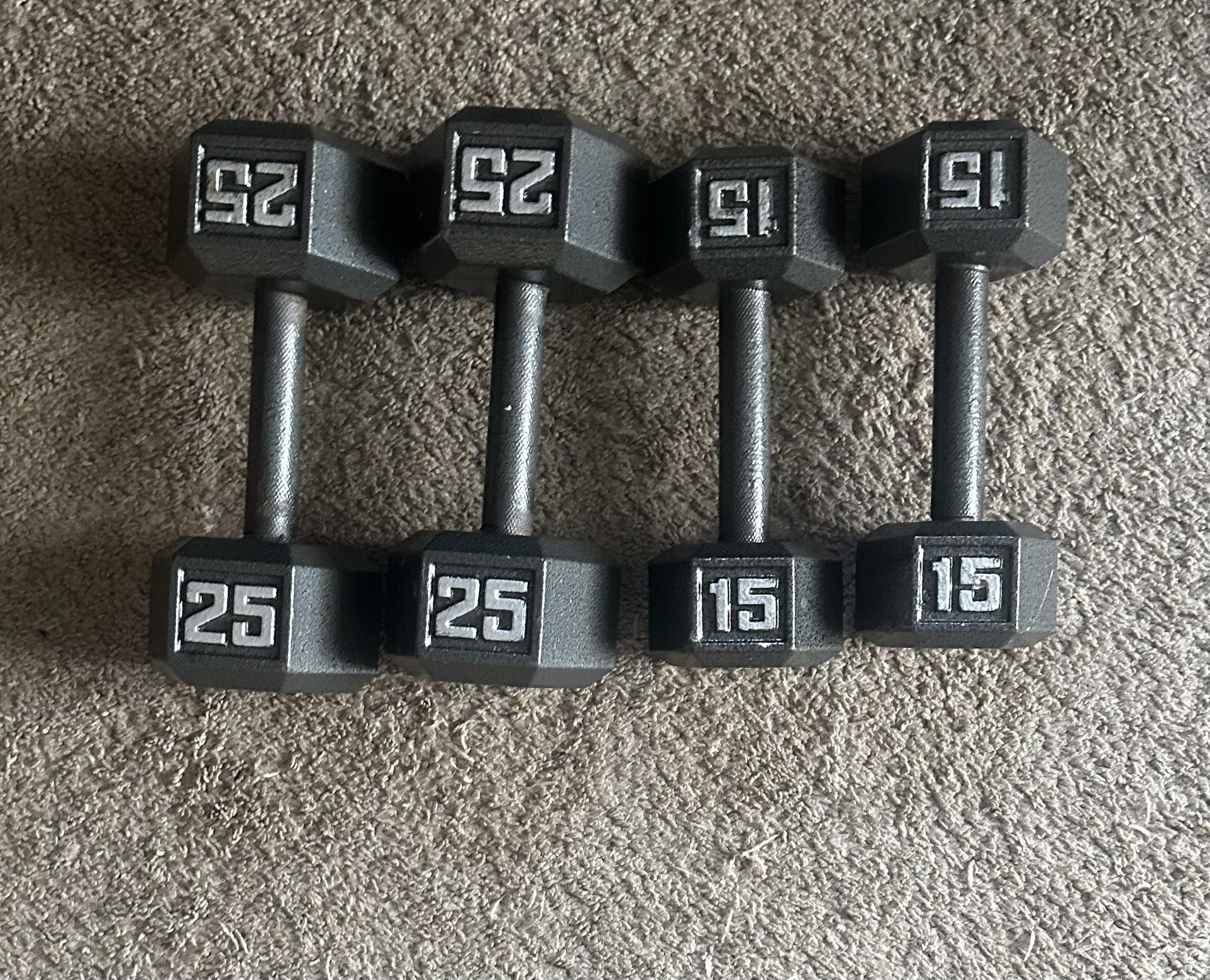 25lb And 15lb Set Of Weights