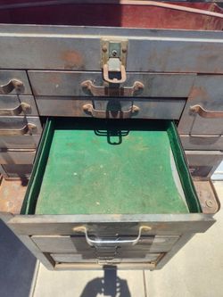 Used vintage tool box