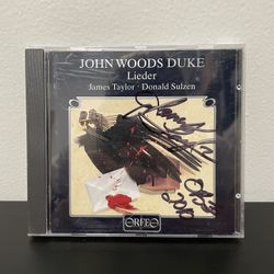 John Woods Duke Lieder CD Album James Taylor Donald Sulzen CIB Classical 2001