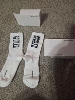 Spoiled child white socks