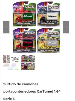 Car Tuned Container Rigs Series 3 set of 4