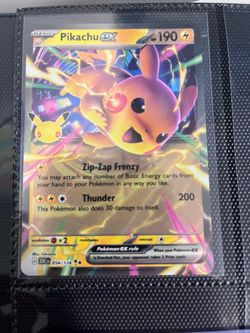 Pokemon 30th Ann Pikachu EX