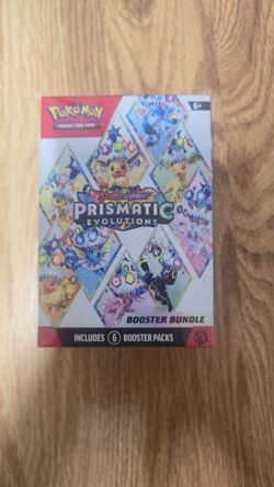 Prismativ evolutions booster bundle pokemon cards