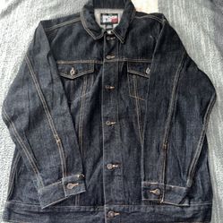 Vintage Blue Anchor Jean Jacket 