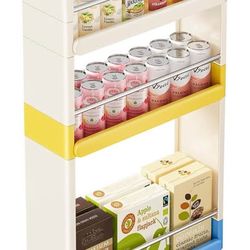 3-Tier Slim Rolling Storage Cart