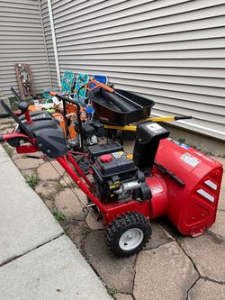 Troy-Bilt Storm 2410 24” Two-Stage Gas Snow Blower – Electric Start – Self-Propelled