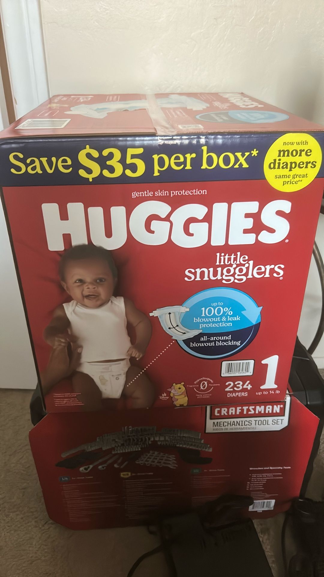 Huggies Little Smugglers Diapers 234 Count 