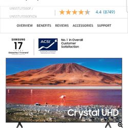 55" Class TU7000 Crystal UHD 4K Smart TV (2020)