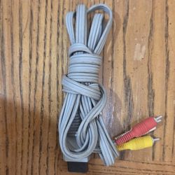Original Nintendo Wii AV Cable (RVL-009) – Composite RCA Connector