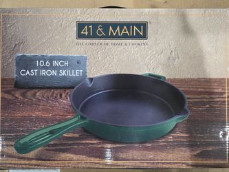 41 & Main 10.6 Inch Cast Iron Skillet