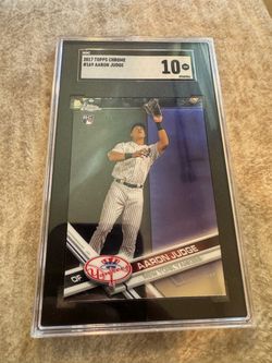 2017 Topps Chrome #169 Aaron Judge Rookie Card