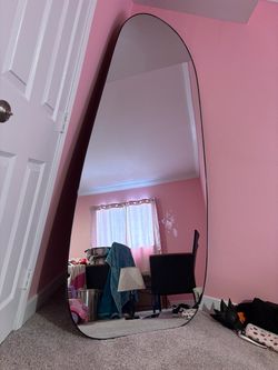 Full Length Floor Mirror Black Frame