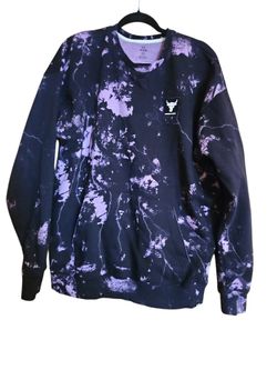 Project Rock Under Armour  Purple Sweat Shirt Sz Large