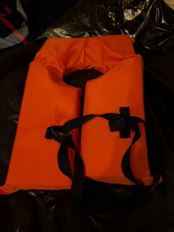 Title: USCG Approved Adult Type II Life Jacket / PFD - Orange
Price: $10
Description: Great condition universal adult Type II life vest (30"-52" chest