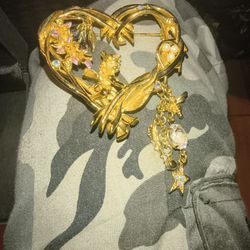 Heart Brooch