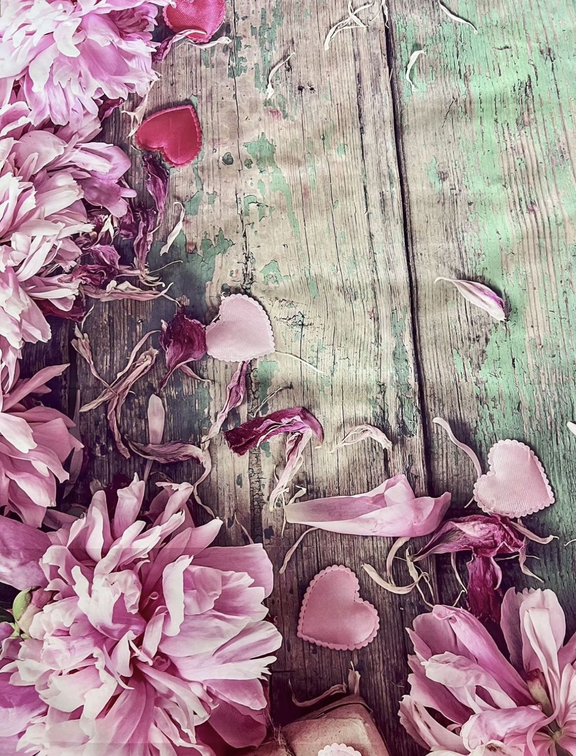 Beautiful Rustic wood Flower backdrop