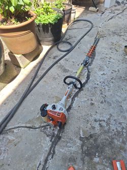 Stihl HL Series Hedge Trimmer HL45 gas 2cycle 27cc 22in work good like new