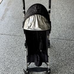 Ingenuity 3Dlite Convenience Stroller, Black – Lightweight Stroller with Aluminum Frame, Large Seat Area, 4 Position Recline, Extra Large Storage Bask