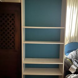 Three IKEA Billy Bookcases With Extensions 