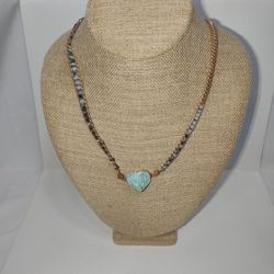 Turquoise Heart Necklace
