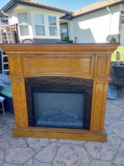 Electric fireplace heater