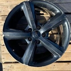 07-15 Audi Q7 20x9 Alloy Wheel - 5 Single Spokes 4L0601025H OEM