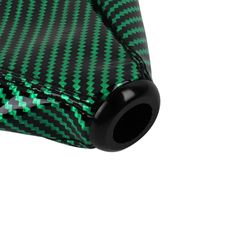 Brand New Universal Carbon Fiber Leather PVC Style Green Stitch Leather Gear Manual Shifter Shift Knob Boot