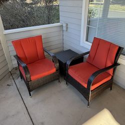 Patio or deck Chair set