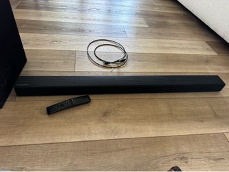 Full entertainment set 65” tv + soundbars +wall mount