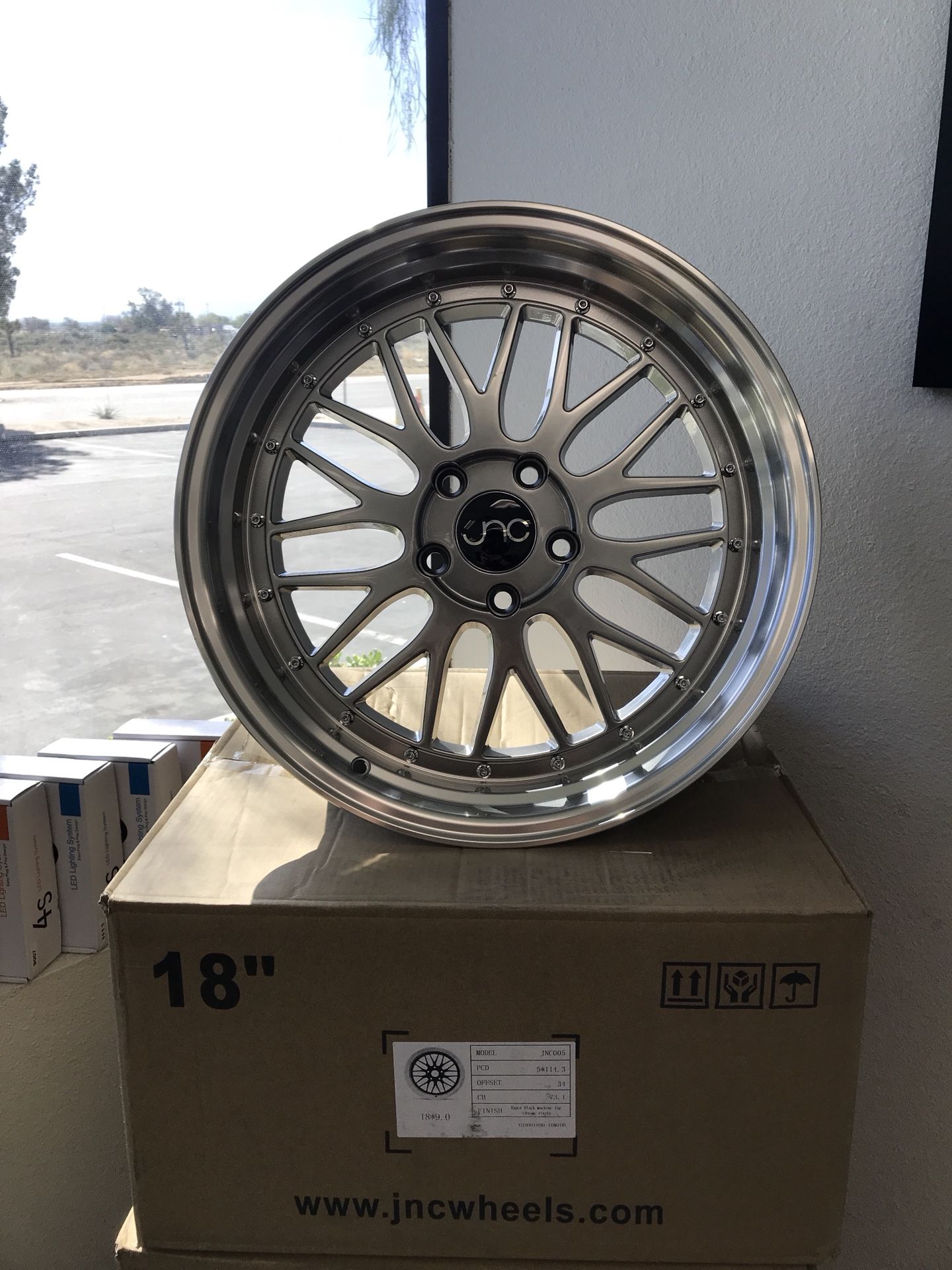 JNC WHEELS 005 18x9 5x114.3 is350 tC 350z g35 rsx frs brz