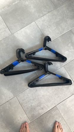 Black Plastic Hangers