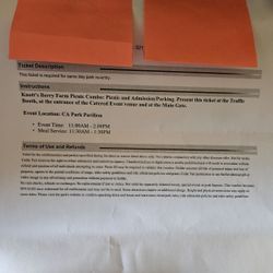 Knotts Berry Farm For 9/16/23