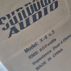 Sundown Audio X8 Subwoofer Brand New 