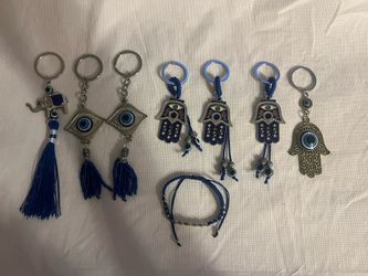 Evil Eye Bracelet & Keychains 