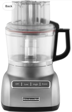 KitchenAid RKFP0922CU Food Processor with ExactSlice System 9-Cup, Contour Silver