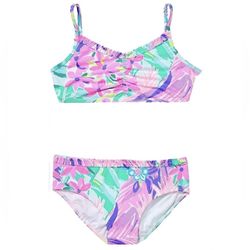 Lilly Pulitzer Girls UPF 50+ Manuella Bikini It Was All A Dream Size 12