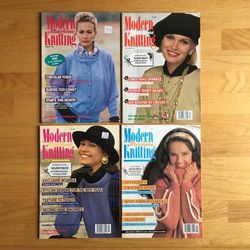 Lot of 4 Modern Machine Knitting Magazines