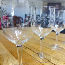 Crystal princess housewine glass.