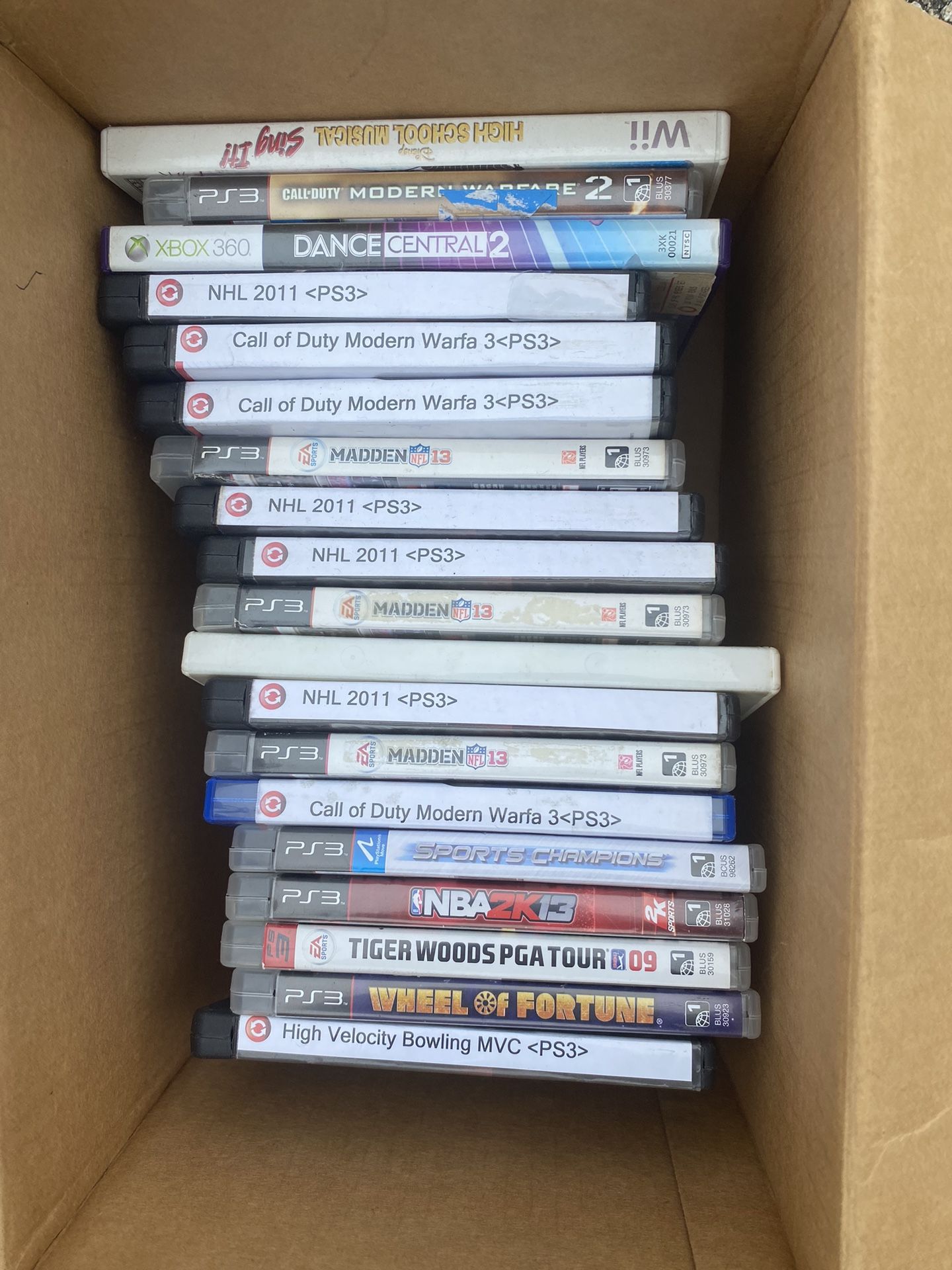 PS3 Ps4 Xbox Wii Games $5 Each